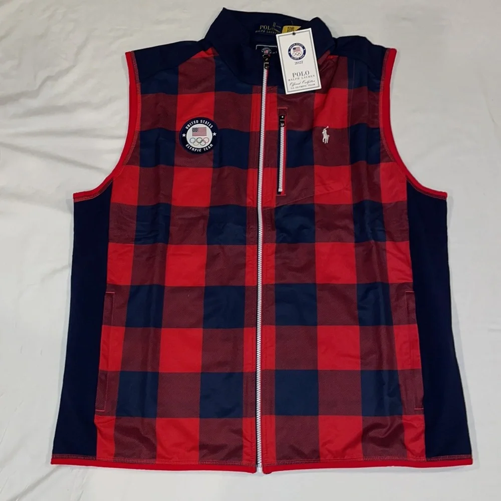 Polo Ralph Lauren Men’s 2022 Olympic Team USA Hybrid Vest XXL - Picture 1 of 9